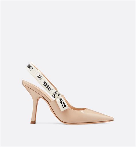 women dior j'adior slingback pump black patent calfskin|dior gold finish slingback pump.